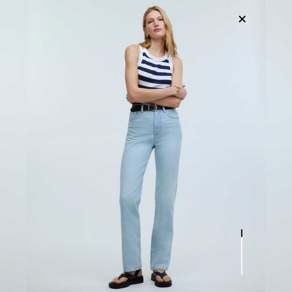 Madewell The 90s Straight Jean in Ward Wash